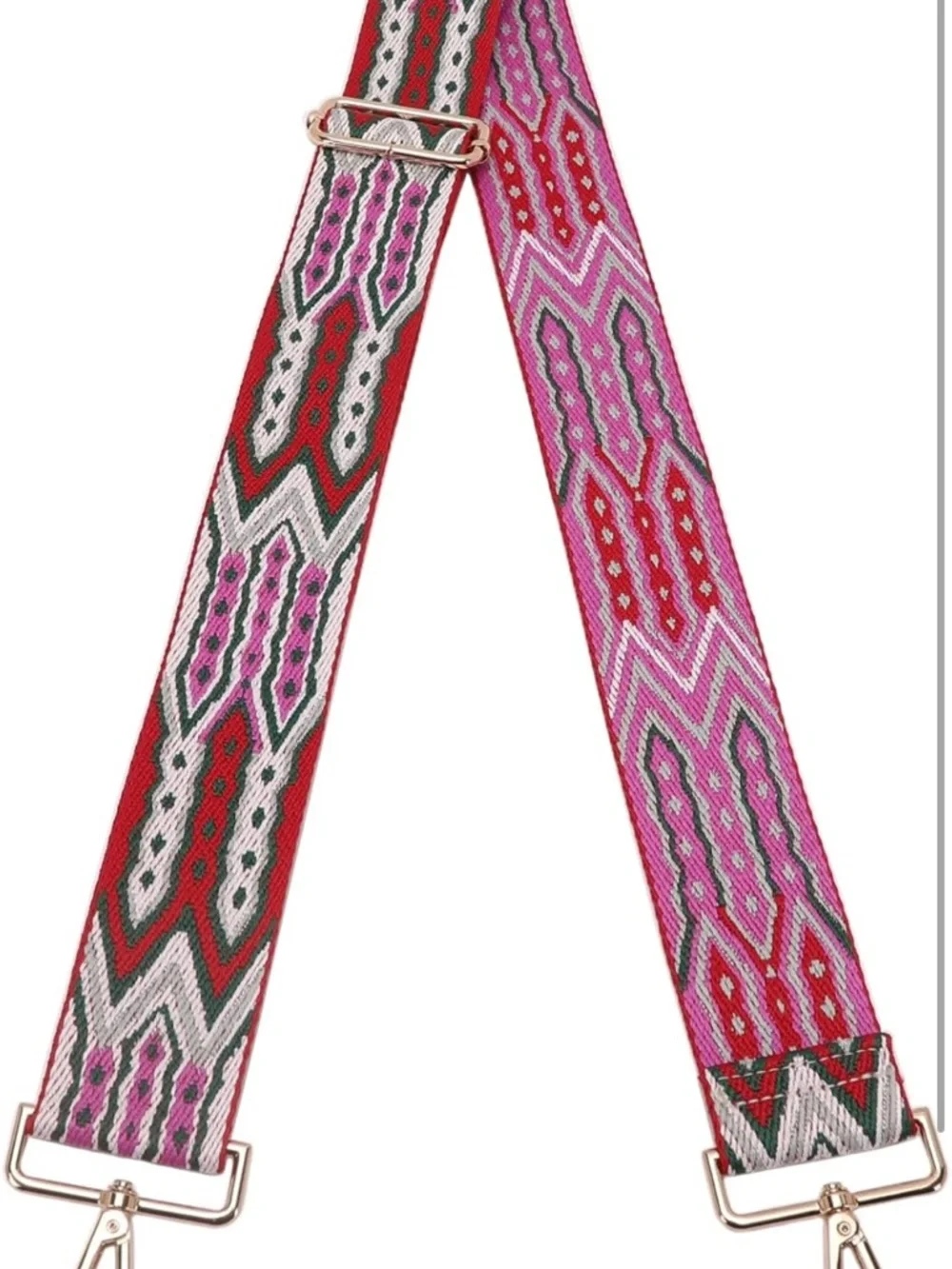Purse Bag Strap Replacement Crossbody Adjustable Wide Guitar Red Pink Green Gold